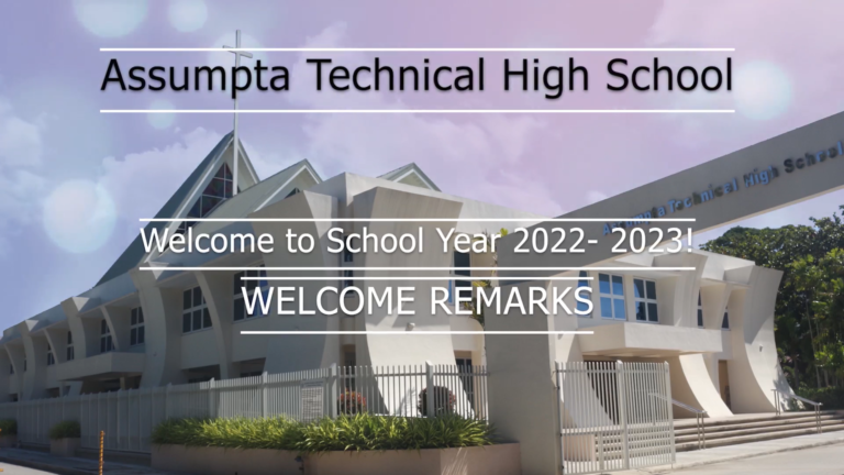 Welcome Remarks of the School Director (School Year 2022-2023)