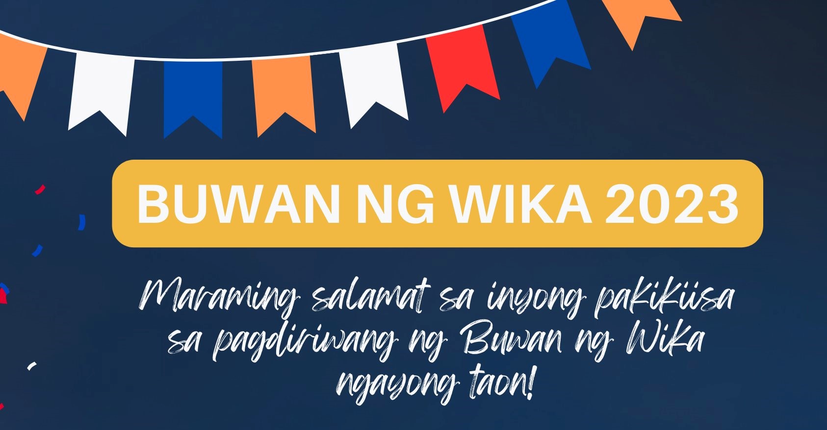 Read more about the article Pangwakas na Gawain ng Buwan ng Wika, idinaos