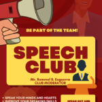 SPEECH CLUB POSTER