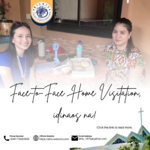 Read more about the article FACE-TO-FACE Home Visitation, idinaos na!