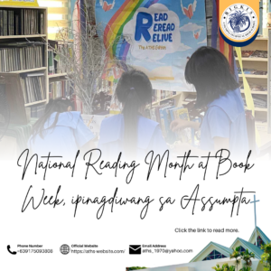 Read more about the article National Reading Month at Book Week, ipinagdiwang sa Assumpta