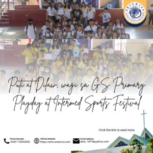 Read more about the article Puti at Dilaw, wagi sa GS Primary Play Day at Intermed Sports Festival 