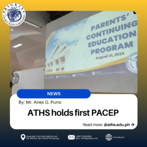 Read more about the article ATHS holds first PACEP 